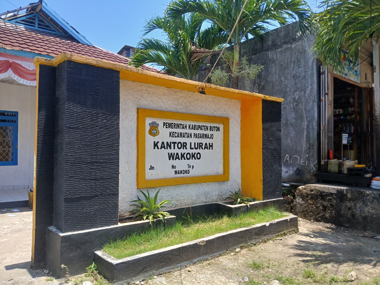 Pemandangan Kelurahan Wakoko